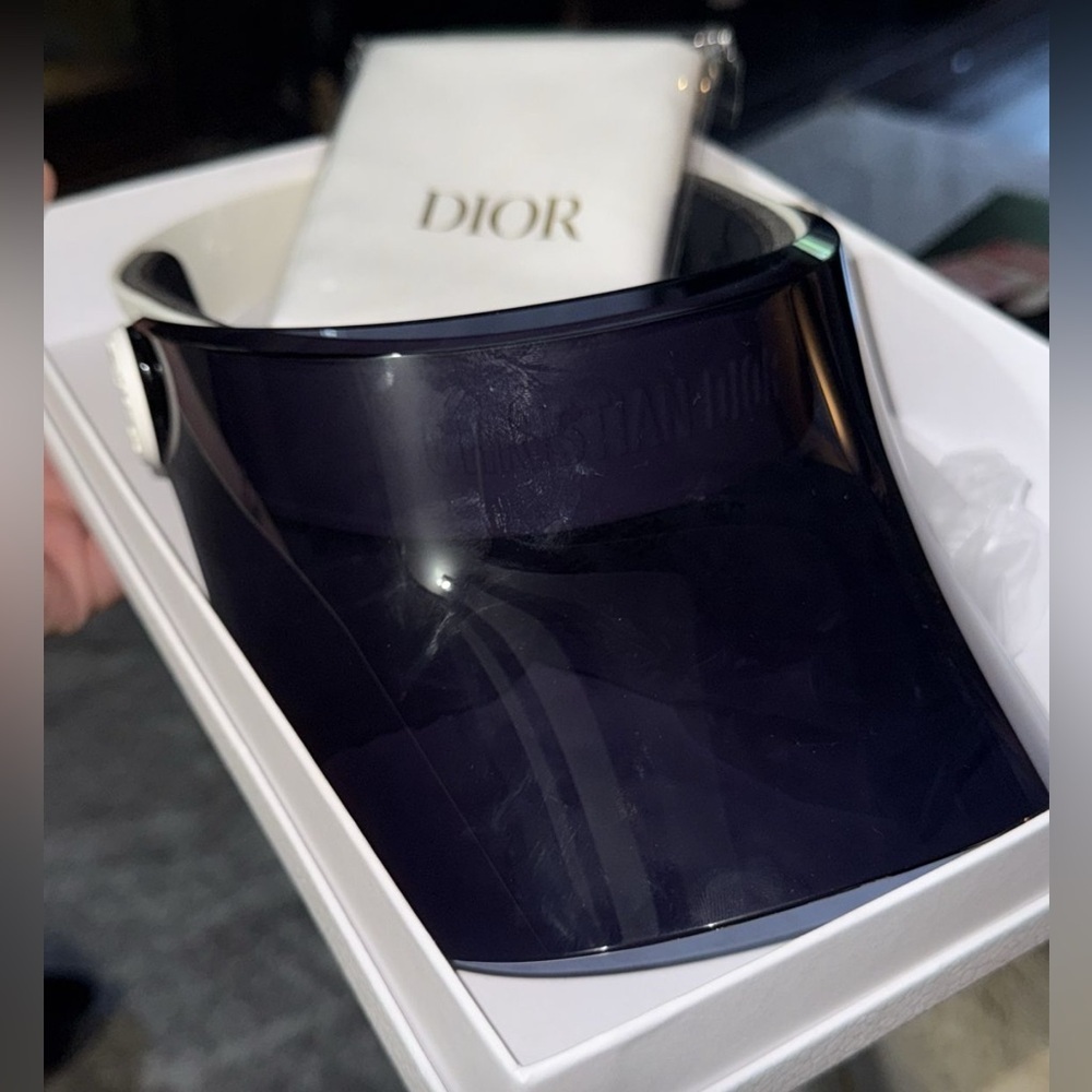 Dior Navy Blue Sun Visor brand new in box adjustable size